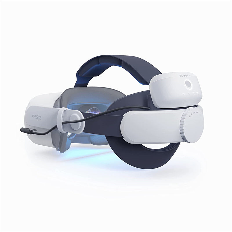 BOBOVR M1 Plus-1 For Oculus Quest 2 Head Strap Replacement Headband with 1 5200mAh Magnetic Battery Pack BOBOVR M1 Plus-1 For Oculus Quest 2 Head Strap Replacement Headband with 1 5200mAh Magnetic Battery Pack